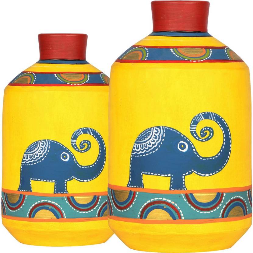 Artysta Home Decor Vases 009 Terracotta Vase Price In India Buy Artysta Home Decor Vases 009 Terracotta Vase Online At Flipkart Com