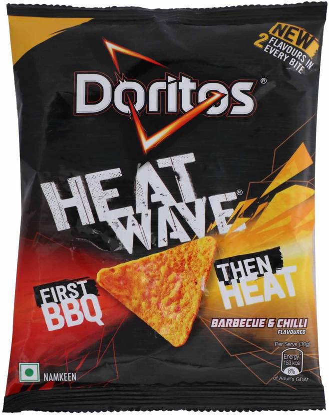 DORITOS Heat Wave Barbecue and Chilli Flavoured Nachos Price in India