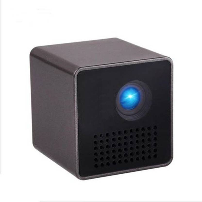 microware Mini DLP Projector, P1+ WiFi Pico Projector 120" Micro LED