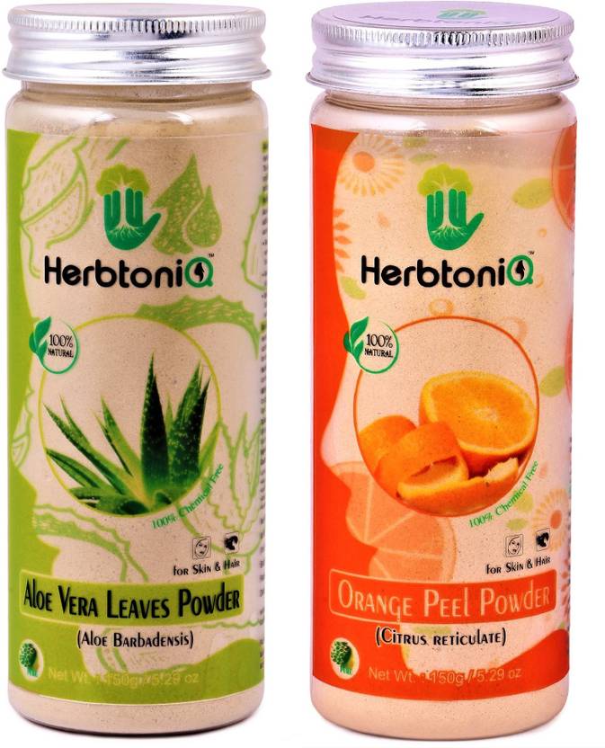 Herbtoniq 100 Natural Aloevera Leaves Powder Aloe Barbadensis