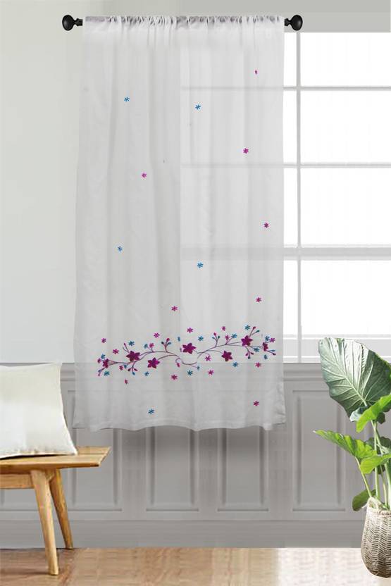 Milano Home 160 cm (5 ft) Cotton Window Curtain Single