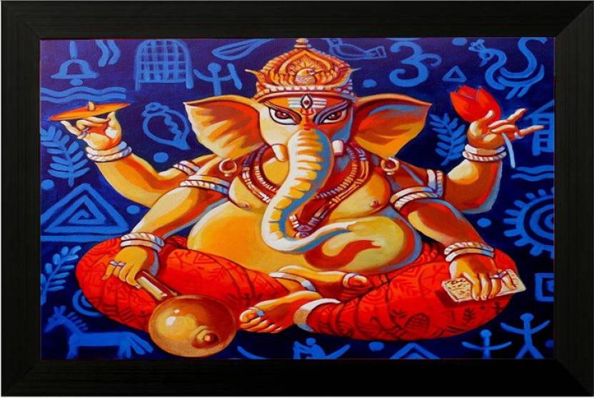 Pintura Lord Ganeshadesigner Painting Wall Decor Home Decor