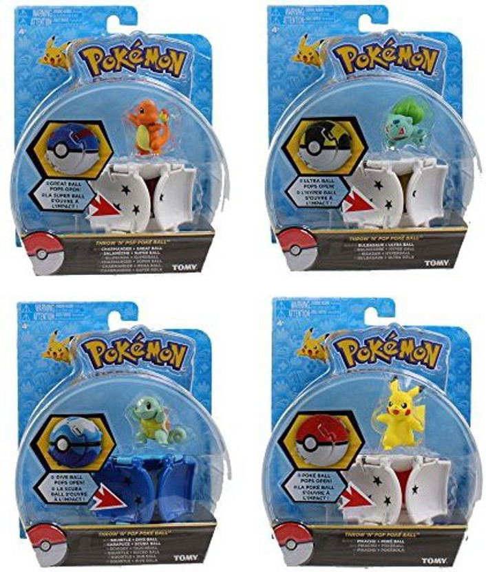 pokemon balls and figures