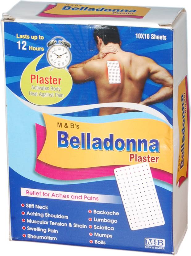 BELLADONNA PLASTER Adhesive Plaster Adhesive Band Aid Price in India