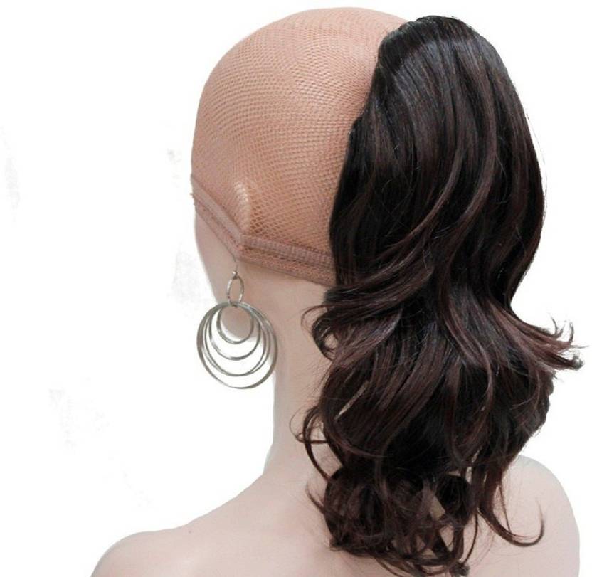 Abrish Maroon Highlight Clutcher Hair Extension Price In India