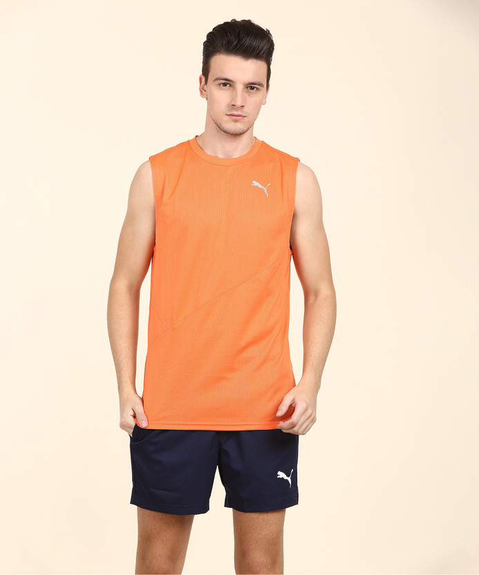 puma orange t shirt