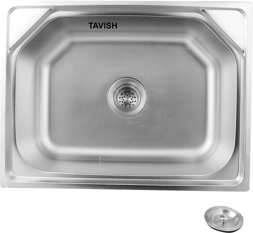 Tavish 24x18 Mat Finish 304 Stainless Steel Kitchen Sink Tissu