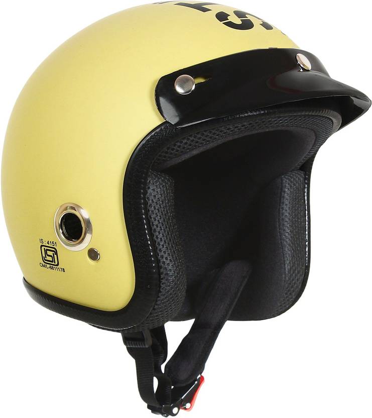 O2 Open face Star1969 With Hole for Locking Device Motorbike Helmet