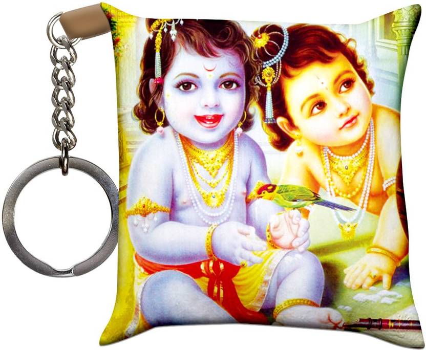 CRAZYINK Baby Krishna SOFT CUSHION PILLOW Key Chain Price in India