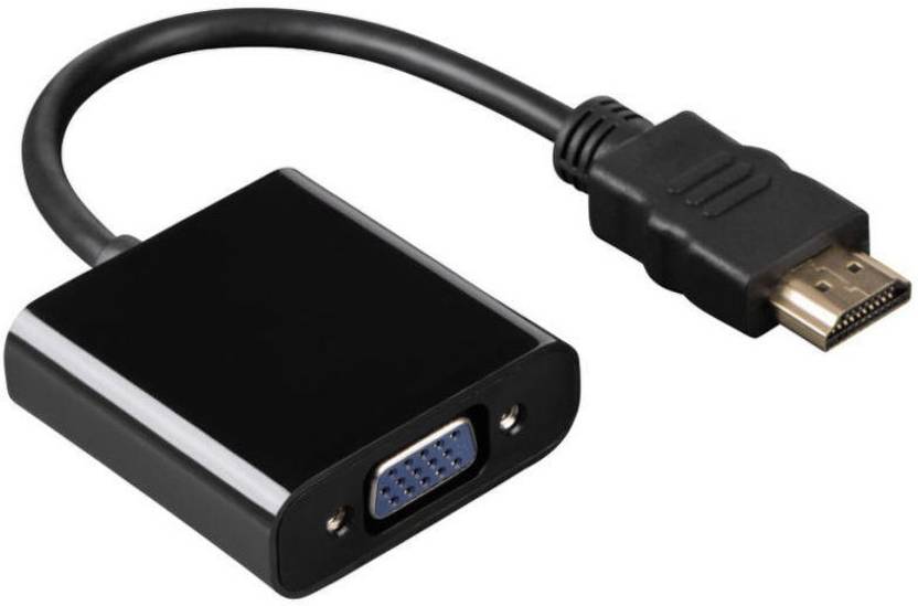 Blue Birds HDMI to VGA adapter connects a computer, desktop, laptop, or