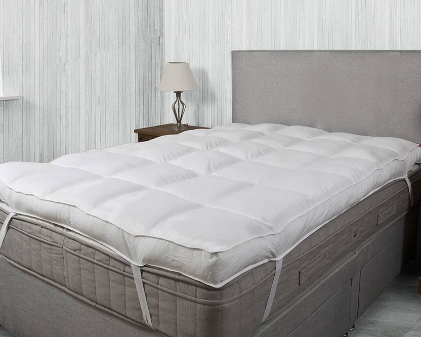 Linenovation Mattress Topper King Size Protector In Linenovation Mattress Topper King Size Protector White