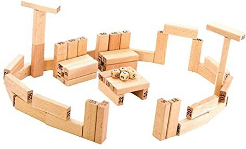 Tumbling Timbers Stacking Blocks Tower Family Game Kids Toddler Building Toy