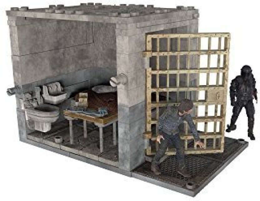 McFarlane Toys Construction Sets The Walking Dead TV Upper Prison Cell Set New
