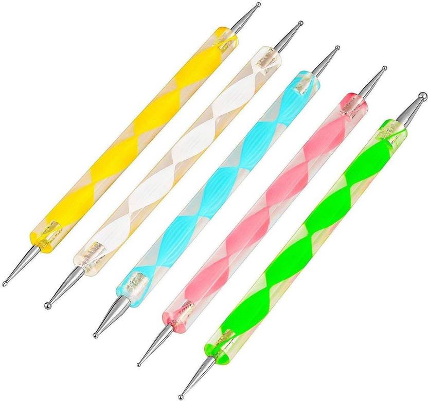 Syga 5 Pcs Nail Decoration Sticks Nail Dotting Pen Price In India