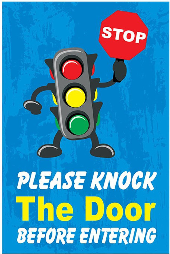 Black Door Sign Please Knock Art Deco Handmade Products Home