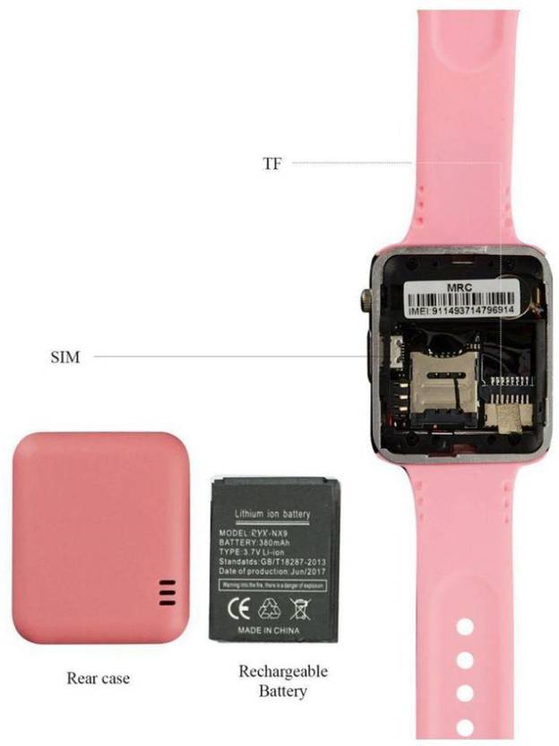 smart watch a1 pink