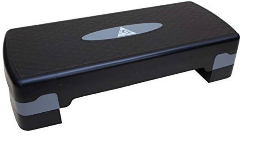 Zahuu Adjustable Aerobic Platform Stepper With Risers Step Stepper