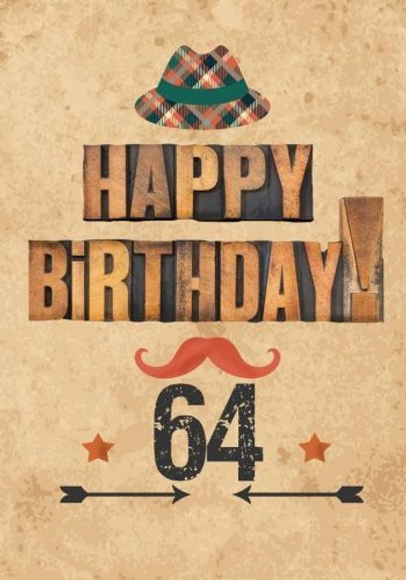 Happy Birthday 64 Birthday Gifts For Men Birthday Journal