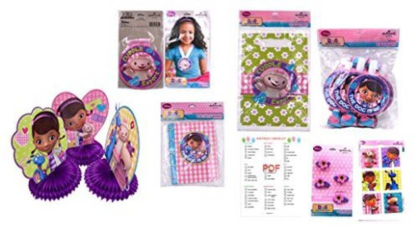 Doc Mcstuffins Doc Mcstuffins Birthday Party Supplies Favors Set
