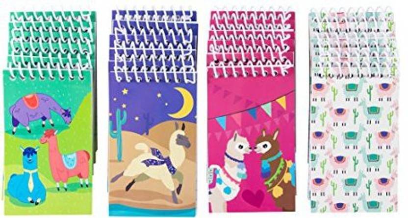 blue panda spiral notepad