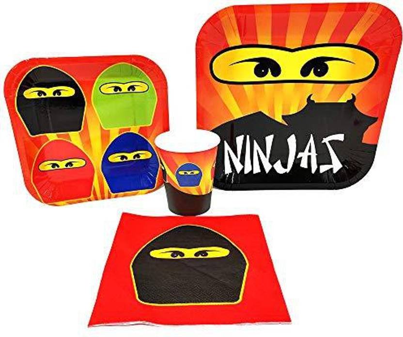 Blue Orchards Ninja Master Standard Party Packs 65 Pieces - 