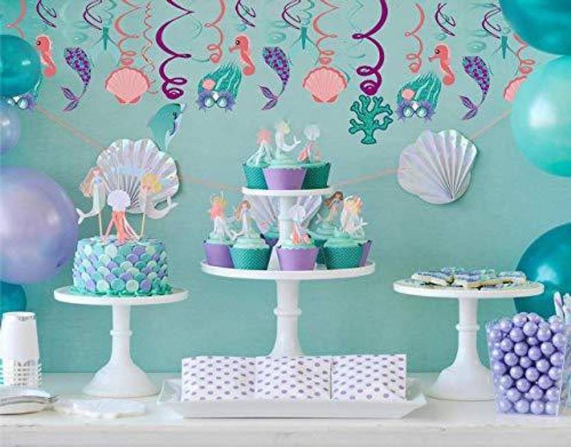 Luckkyy Let S Be Mermaids 30pcs 1 Pack Of Hanging Swirl