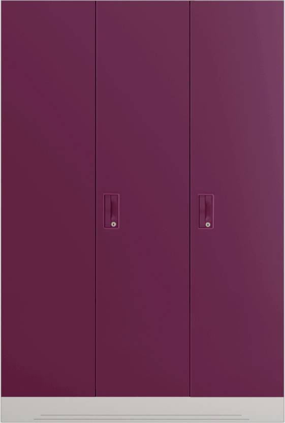 Godrej Interio Slimline 3 Door With Locker And Drawer Metal