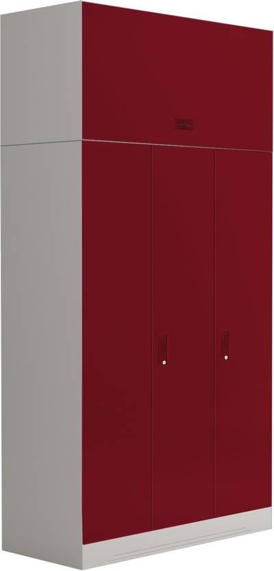 Godrej Interio Slimline 3 Door With Locker And Drawer Metal