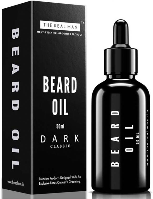 The Real Man Beard Mustache Oil Conditioner Dark Classic 50ml
