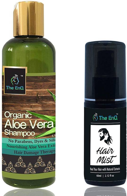 The Enq Organic Aloe Vera Shampoo Paraben Free Shampoo For Dry