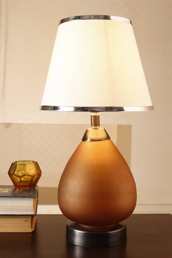 Anasa Decor Small Fabric Shade Corner Lampshade Bedside Lamps Lamp For Living Room Table Lamp