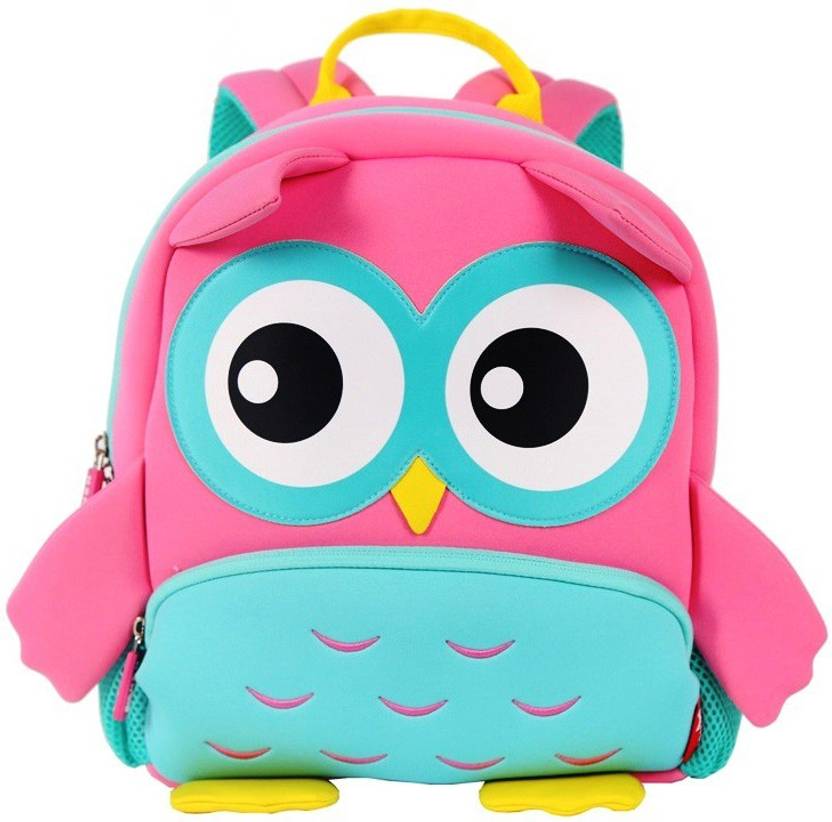 Nohoo 3d Cute Cartoon Owl Shaped Animals Backpack For Picnic