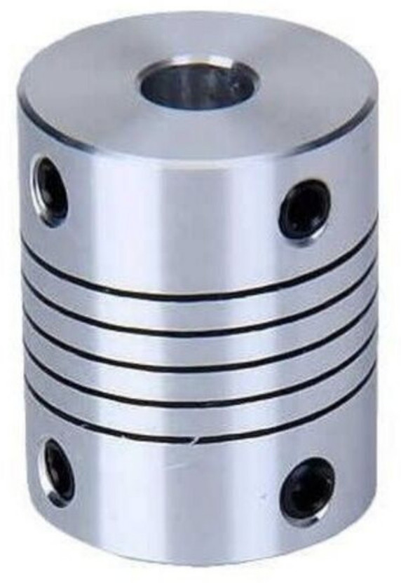 Flexible 5mm to 6.35mm Z Axes 5x6.35mm Motor Shaft Coupler for 3D printer CNC