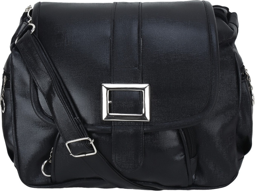 womens black side bag