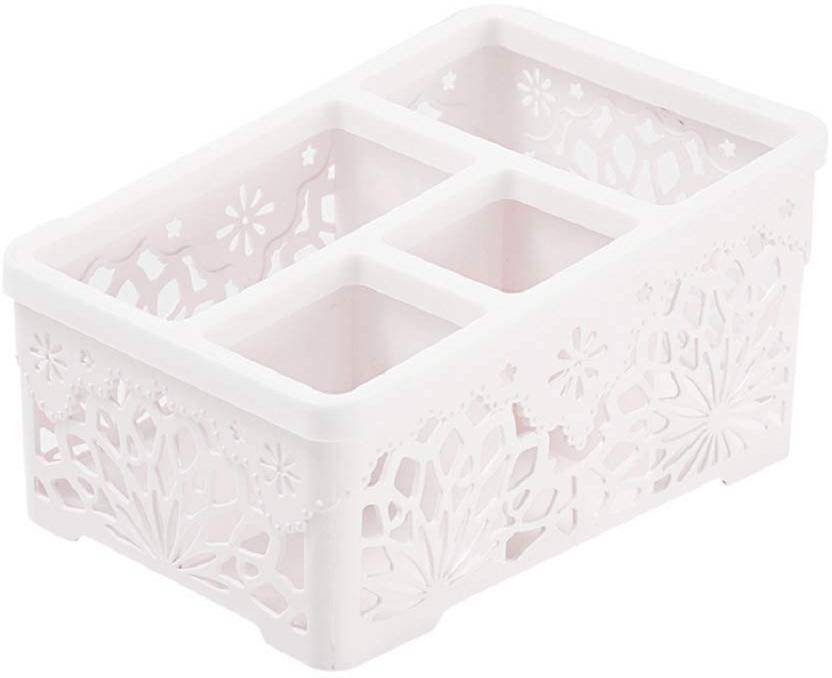 Flipkart Com Syga 4 Compartments Plastic Desk Organizer Syga 4 Compartments Plastic Desk Organizer