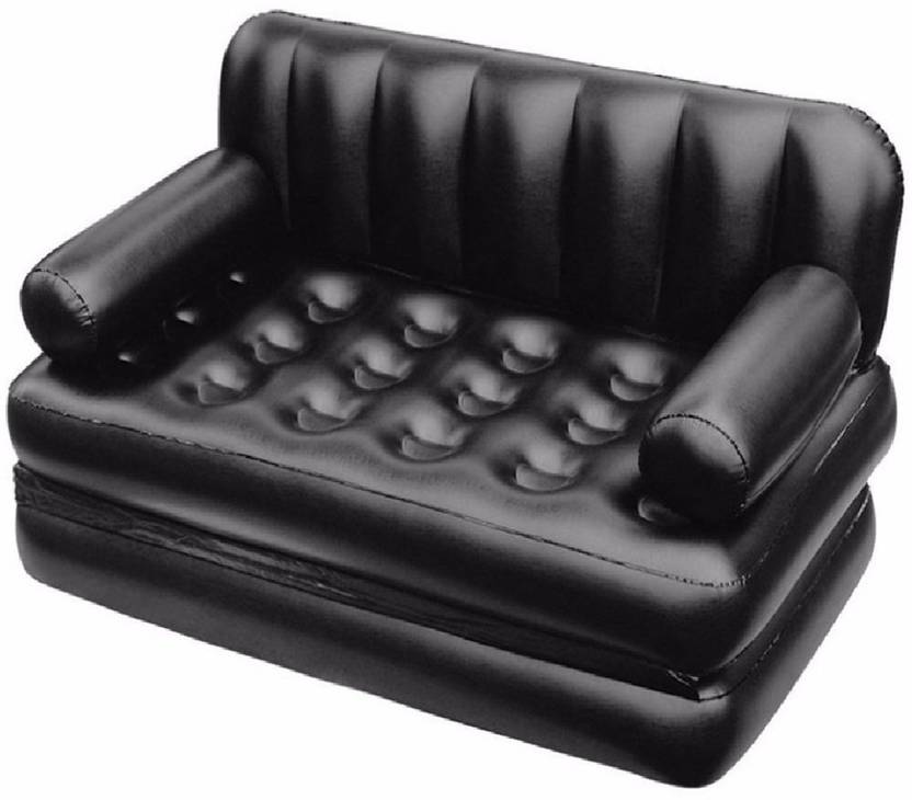 Easymart 5 In 1 Inflatable Sofa Air Bed Couch With Free Electric Pump Pvc 3 Seater