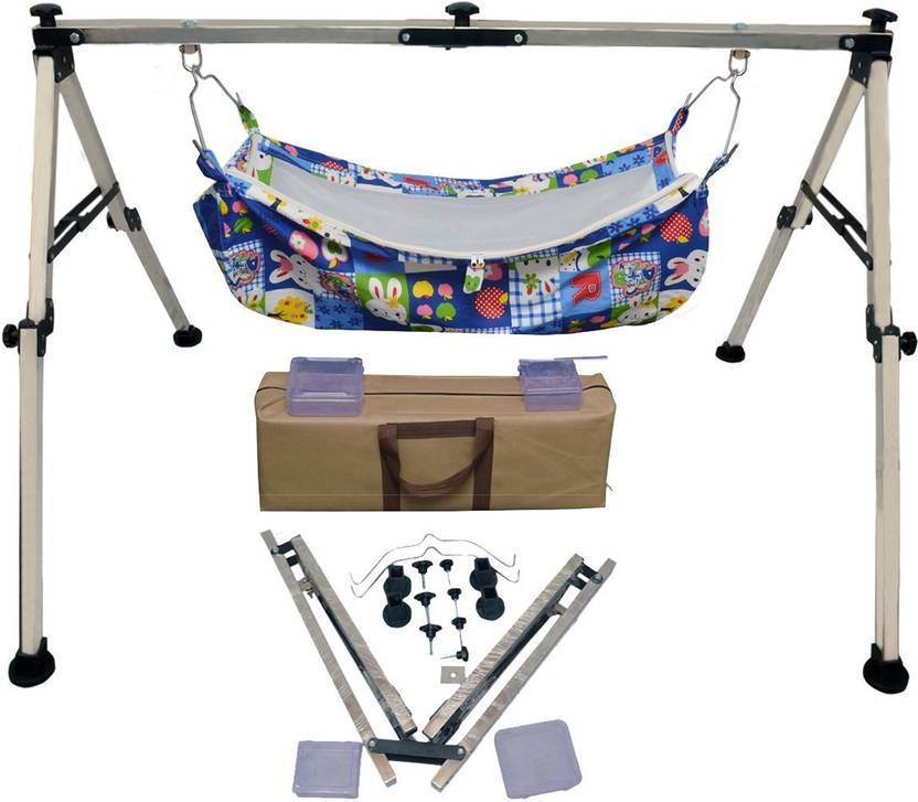 Madewell Stainless Steel Folding Indian Style Ghodiyu Swing Cradle