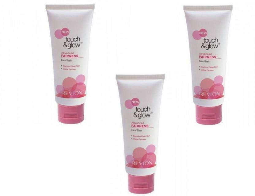 Revlon Touch And Glow Fairness 100g Pack Of 3 Face Wash Price in