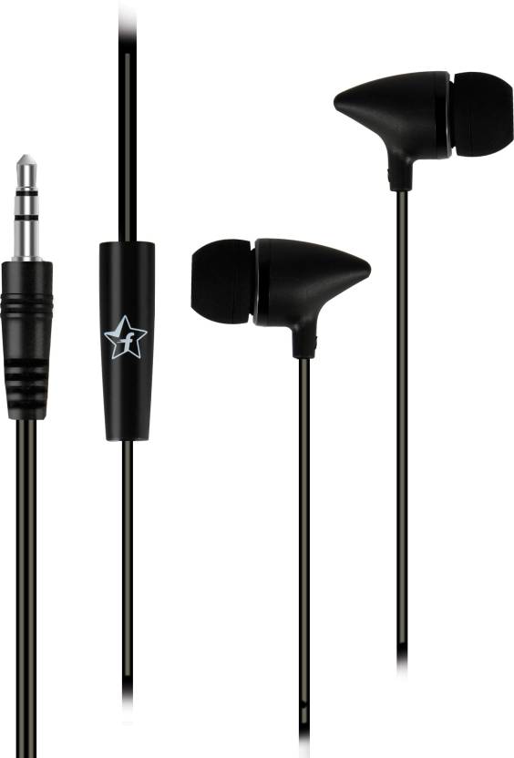 Flipkart SmartBuy Wired Earphones with Mic (Black, In the Ear)
