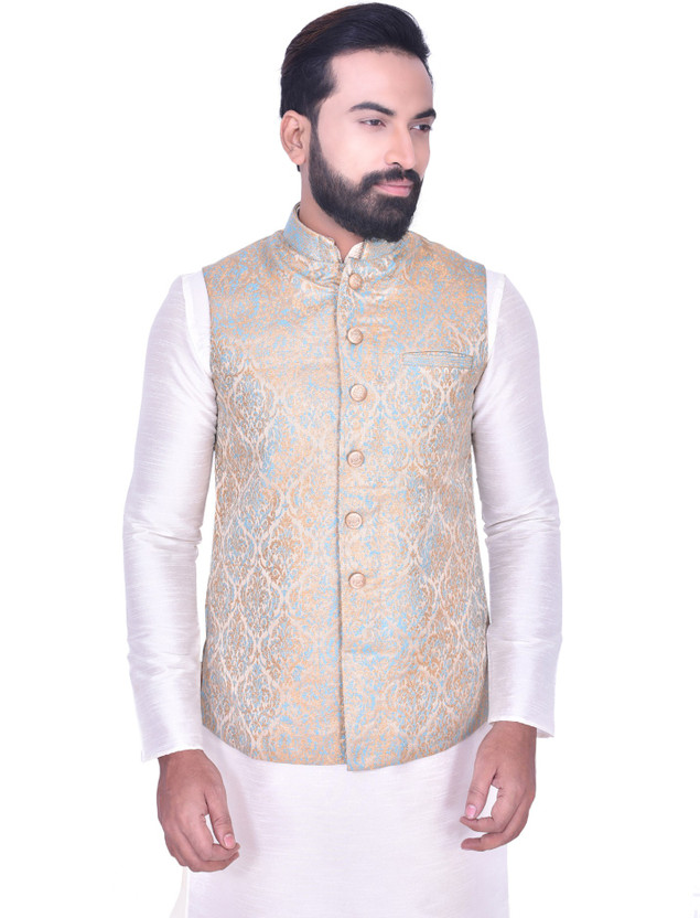 Men Jacket - Buy MANYAVAR Sleeveless 