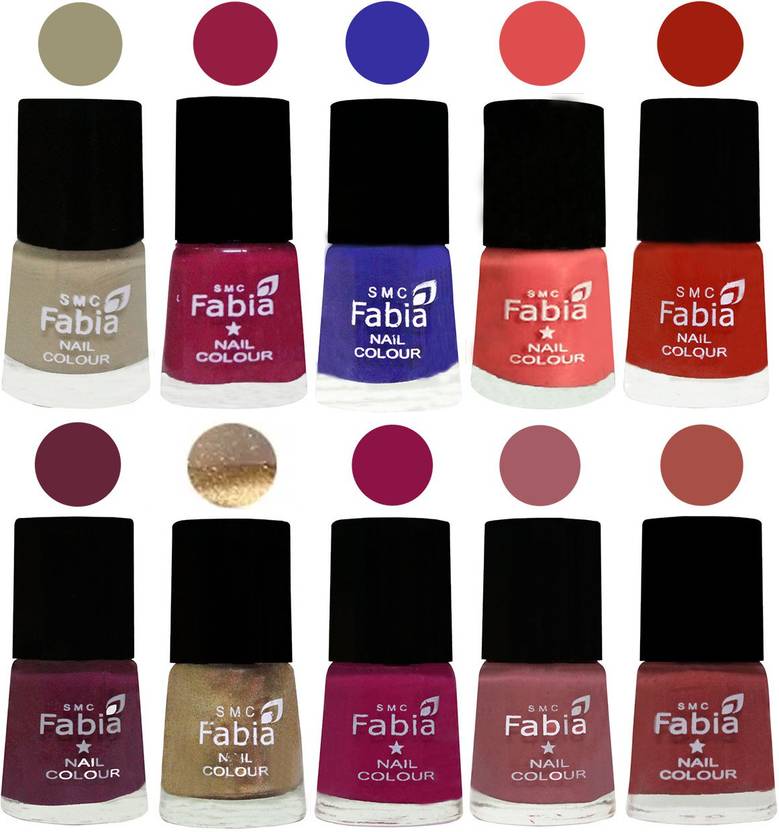 Fabia 6ml Matte Multi Color Nail Polish Long Lasting Nail Art