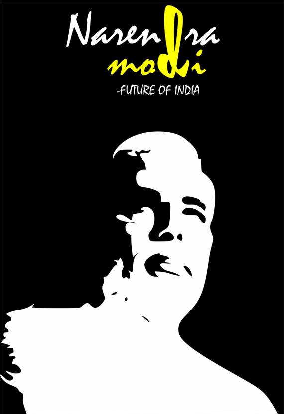 narendra modi paper print