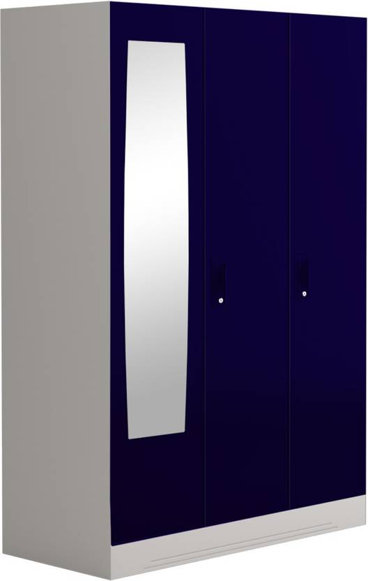 Godrej Interio Slimline 3 Door With Locker Metal Almirah Price In
