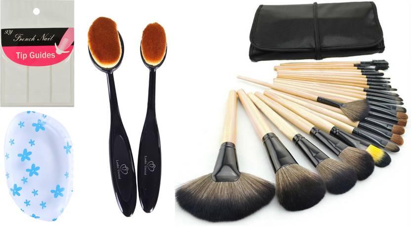 Cerro Qreen Fashion Makeup Brush Set Natural Animal Wool 10pcs