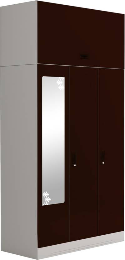 Godrej Interio Slimline 3 Door With Locker And Drawer Metal