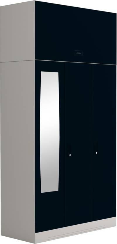 Godrej Interio Slimline 3 Door With Locker And Drawer Metal