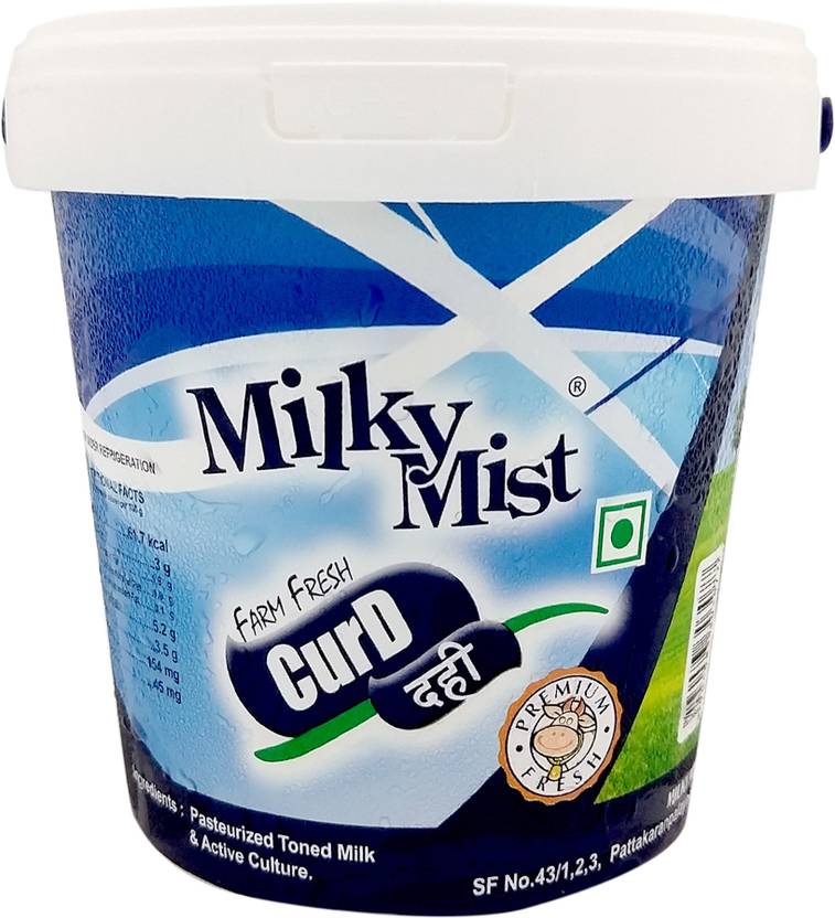 Milky Mist Farm Fresh Plain Curd Price in India Buy Milky Mist Farm