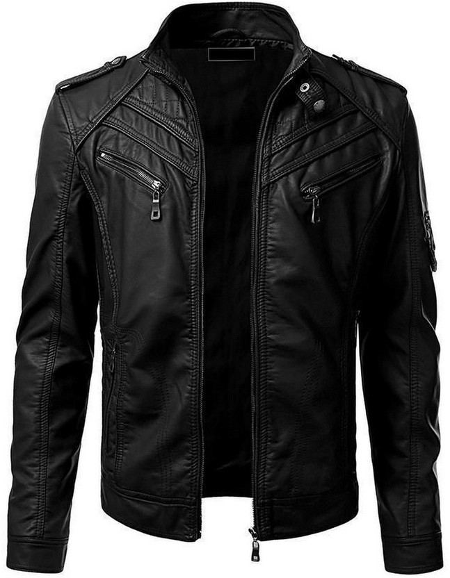 Pomo-Z Full Sleeve Solid Men Jacket 