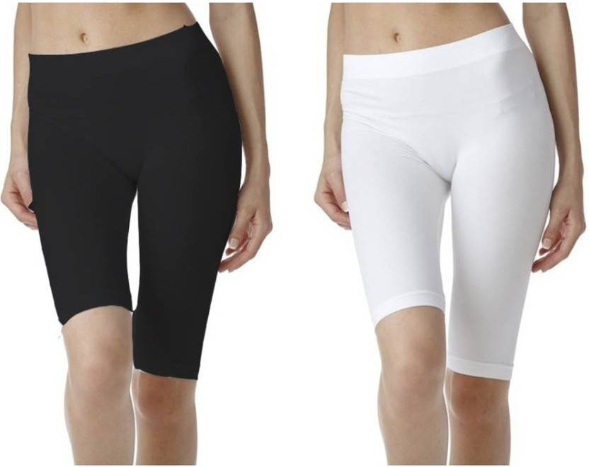 white cycling shorts women