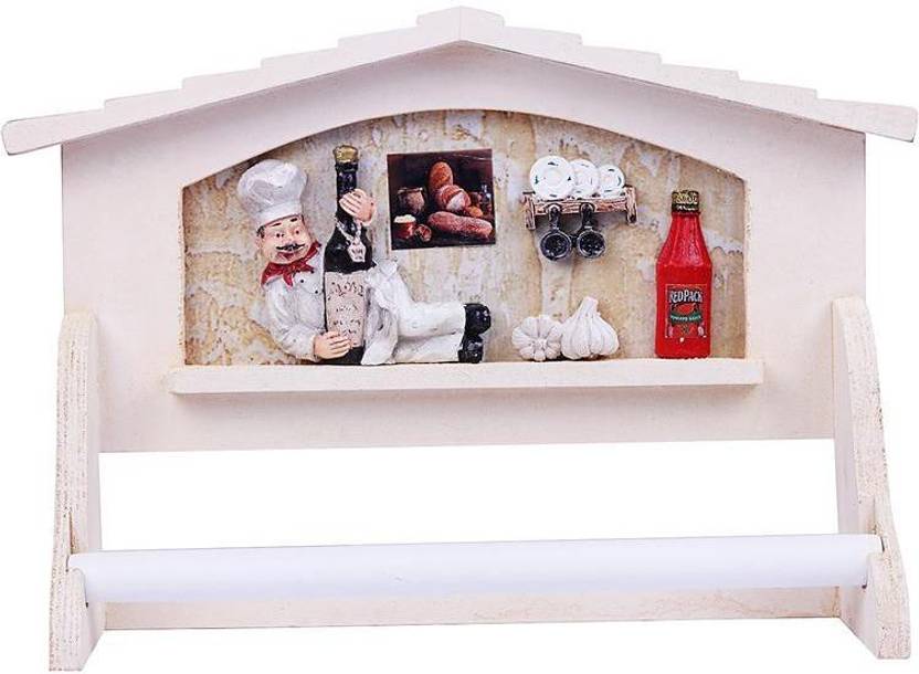 Wonderland Wonderland Kitchen Roll Hanger With Chef Design Towel